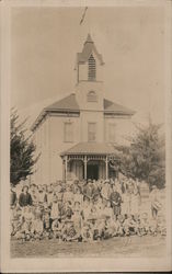 School Children, 1910 Crows Landing, CA Postcard Postcard Postcard