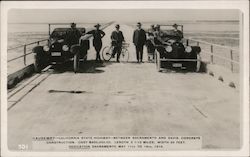 Causeway Between Sacramento and Davis California Postcard Postcard Postcard