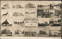 Theo S. Higley Real Estate and Exchanges Delano, CA Postcard Postcard Postcard