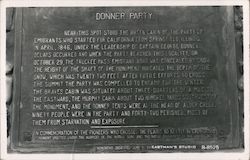 Donner Party Memorial California Postcard Postcard Postcard