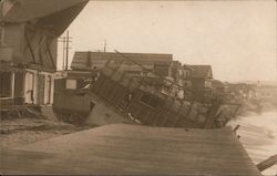 Huge Tides (South Bay), Jan. 1912 El Segundo? Postcard