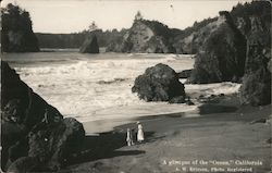 A Glimpse of the "Ocean" Postcard