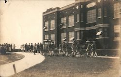 School and May Day Festival, 1926 Eureka, CA Postcard Postcard Postcard