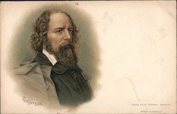 Portrait of Tennyson Postcard