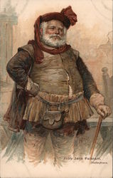 Jolly Jack Falstaff Shakespeare Postcard