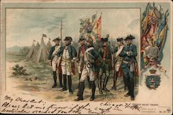 Hessian Relief Troops Postcard