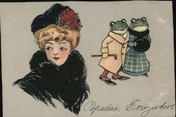 Frog In Throat: "Popular Everywhere" Advertising Postcard Postcard Postcard