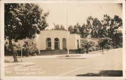 Roosevelt School Burlingame, CA Postcard Postcard Postcard