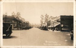 Broadway Burlingame, CA Postcard Postcard Postcard