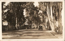 Highway Scene, Burlingame Cal California Postcard Postcard Postcard