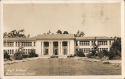 High School Burlingame, CA Postcard Postcard Postcard