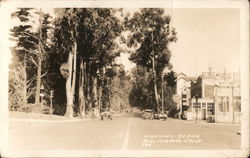 Highway Scene Burlingame, CA Postcard Postcard Postcard