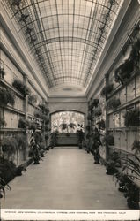 Interior of New Memorial Columbarium Postcard