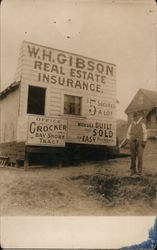 W.H. Gibson Real Estate Insurance - Bay Shore Tract Postcard