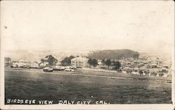 Birds Eye View Daly City, CA Postcard Postcard Postcard