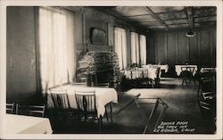 Dining room - Big Tree Inn Postcard