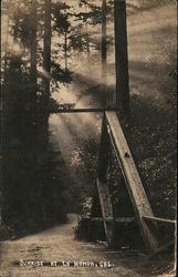 Sunrise at La Honda Postcard