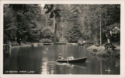 La Honda Park Lake Postcard