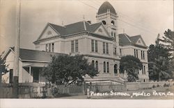 Public School, Menlo Park, Ca California Postcard Postcard Postcard