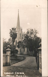 Catholic Church Menlo Park, CA Postcard Postcard Postcard