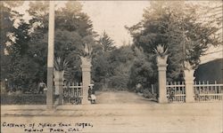 Gateway of Menlo Park Hotel California Postcard Postcard Postcard