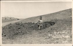 Shell Crater, Camp Fremont Artillery Range Palo Alto, CA Postcard Postcard Postcard