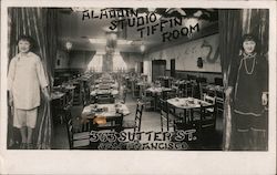 Aladdin Studio Tiffin Room 303 Sutter St Chinatown San Francisco, CA Postcard Postcard Postcard