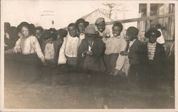 Group of young boys laughing Black Americana Postcard Postcard Postcard