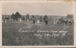 Excercises Decoration Day May 30, 1910 Postcard