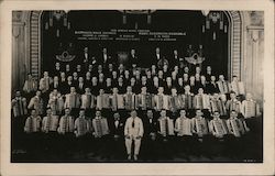 1936 Spring Musical Festival: Bjornson Male Chorus , Rizzo Accordion Ensemble Postcard