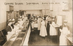 cooking School Sanitarium Battle Creek, MI Postcard Postcard Postcard