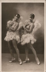 Sisters Lungla, Dancers Postcard