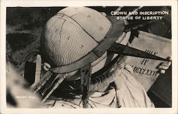 Crown and Inscription of Statue of Liberty Postcard