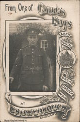 One of Canada's Boys taken during the Great European War. World War I Postcard Postcard Postcard