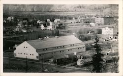 Aerial view of large building Buildings Postcard Postcard Postcard