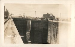 Gatun Locks, Panama Canal Postcard