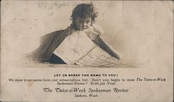 The Twice-a-Week Spokesman Review Spokane, WA Postcard Postcard Postcard