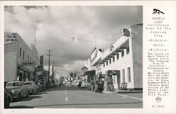 Angels Camp California Home of the Jumping Frog Postcard