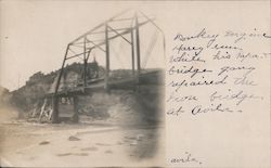 Bridge Avila Beach, CA Postcard Postcard Postcard