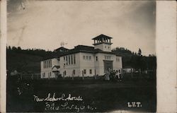 New School House Blue Lake, CA Postcard Postcard Postcard