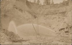 Hydraulic mine. Postcard