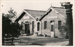 Ghost Town - Knotts Berry Placer Buena Park, CA Knott's Berry Farm Postcard Postcard Postcard