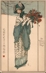 Greetings - St. Valentine's Day Postcard