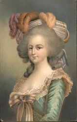 Marie Antoinette Women Postcard Postcard Postcard