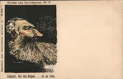 Musee Des Souverains, No. V. Leopold, Roi des Belges ... et de Cleo Postcard