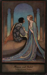 Romeo and Juliet Painted by Jennie Harbour Postcard