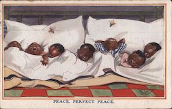 Peace, Perfect Peace. Black Americana Postcard Postcard Postcard