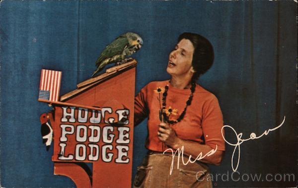 Hodge Podge Lodge Advertising Postcard