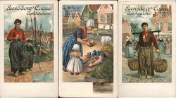 Set of 3: Bensdorp's Cacao Dutch Chocolate Postcard