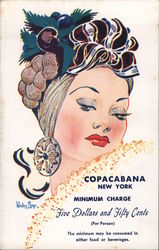 Jules Podell's Copacabana New York, NY Postcard Postcard Postcard